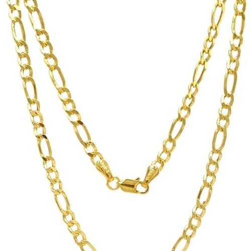 Figaro Gold Chain for Men & Girls Gold Chain Birthday Gift Velentine Gift Stylish Glossy Gold Chain for Unisex