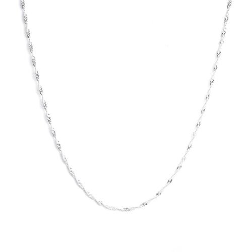 Clara 925 Sterling Silver Twisted Chain for Women and Girls With Certificate of Authenticity and 925 Stamp
