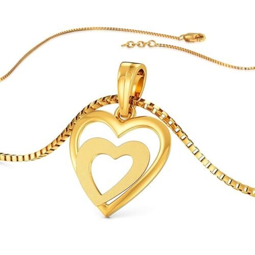 Joy 22K (916) Purity Love Embrace Gold Pendant For Women